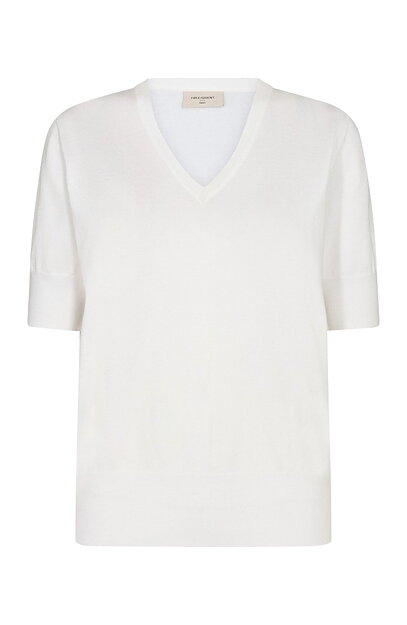 Jumper Katie kort ärm offwhite