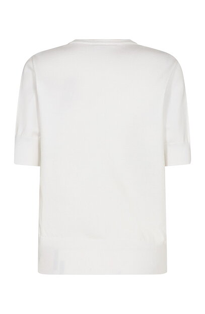Jumper Katie kort ärm offwhite - 2