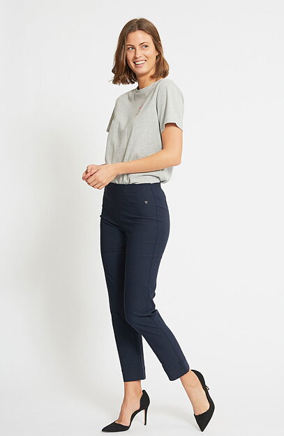 Mirakelbyxa Betty regular kort navy - 4