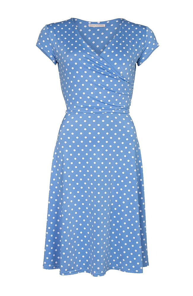 Klänning Marguerite Skyblue dot