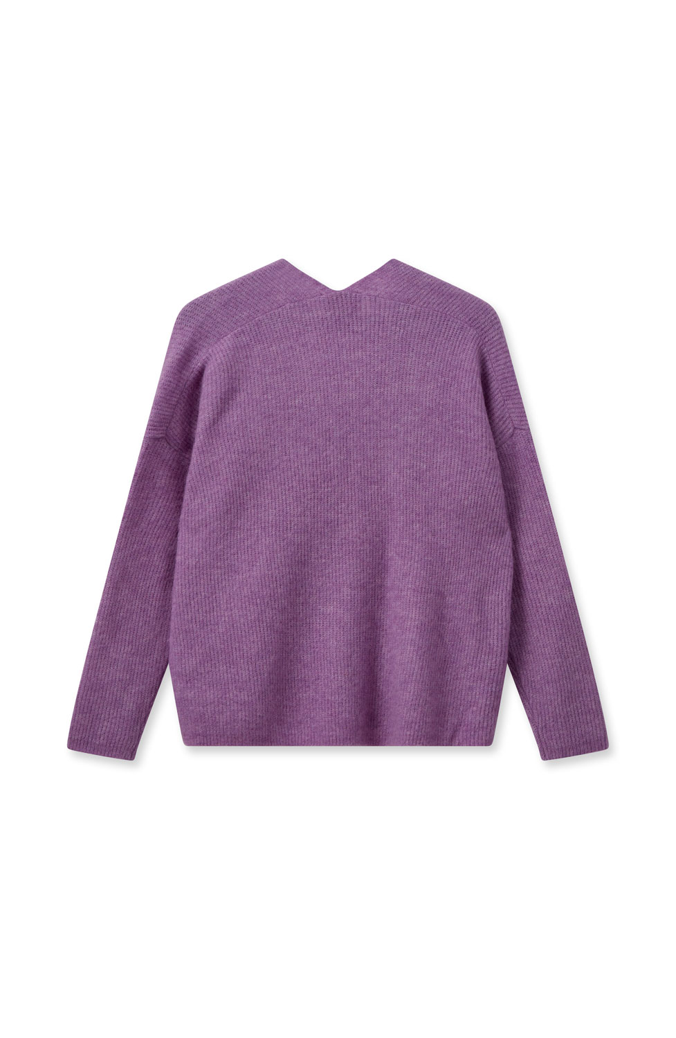 Jumper Thora v-ringad iris orchid - 3