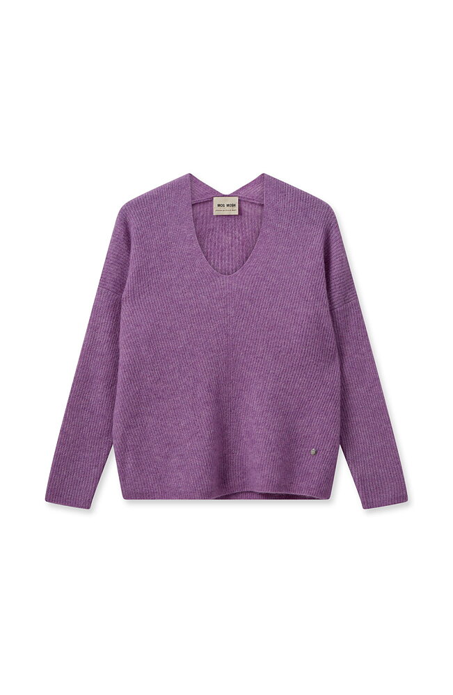 Jumper Thora v-ringad iris orchid