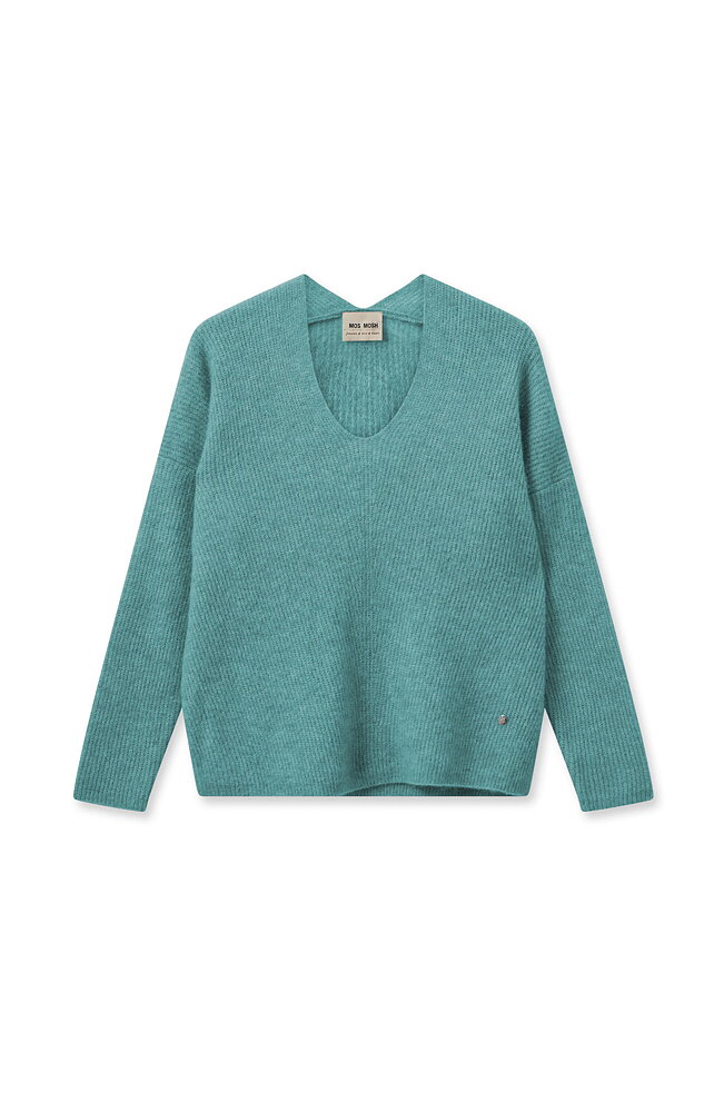 Jumper Thora v-ringad wasabi