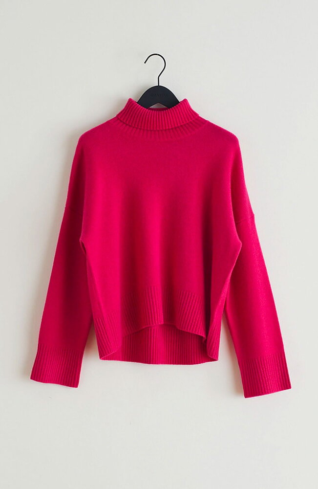 Kashmirpolo chunky fuchsia