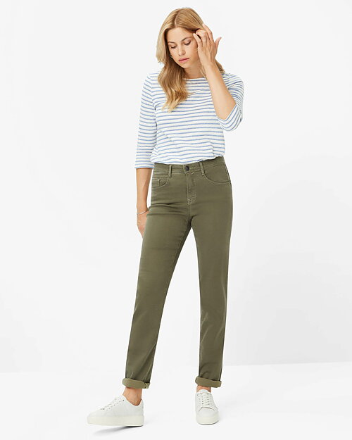 Jeans Mary grön lyocellblandning