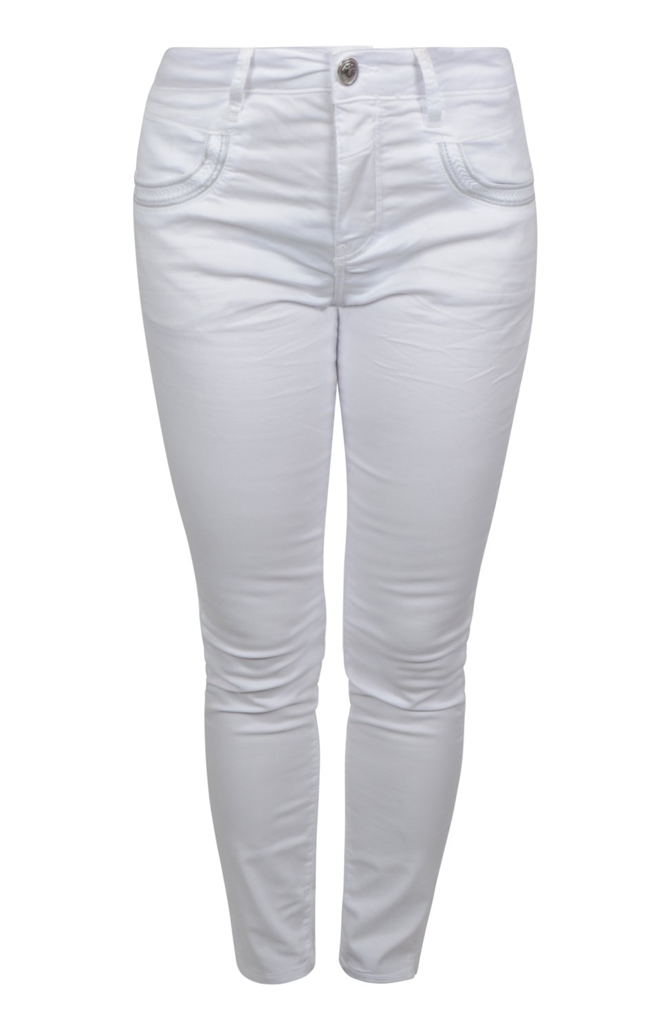 Jeans Naomi treasure ankel vit