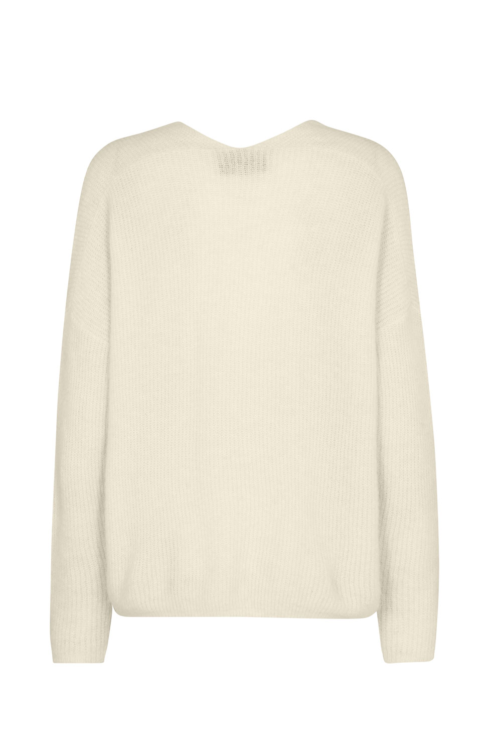 Jumper Thora v-ringad offwhite - 3