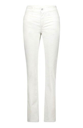 Bomullsjeans Inga straight vit