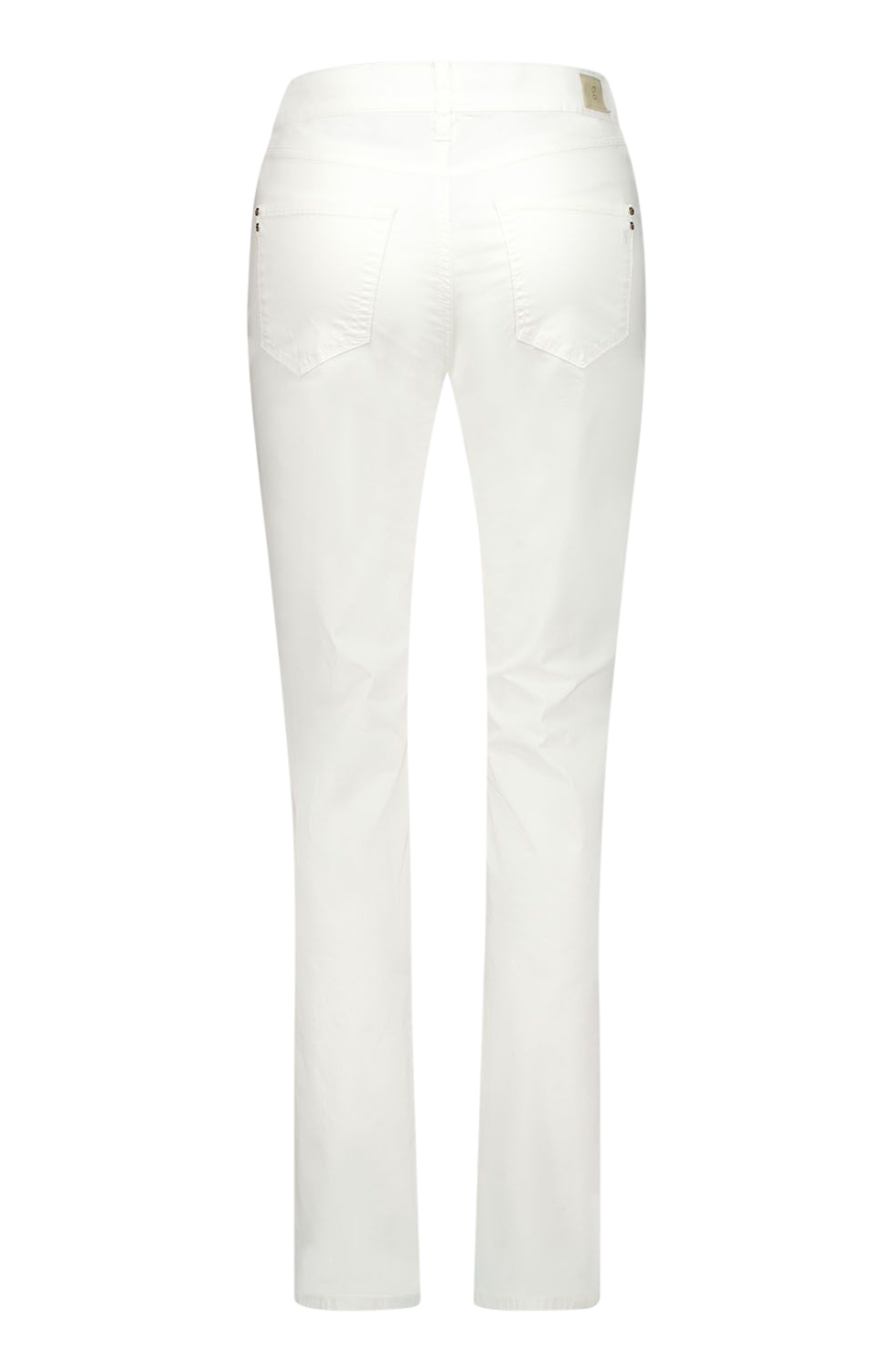 Bomullsjeans Inga straight vit - 2