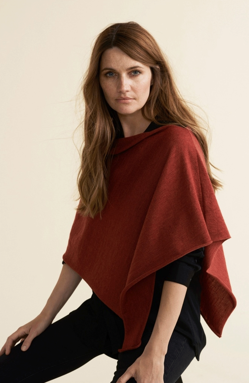 Poncho Paris Burgundy - 2