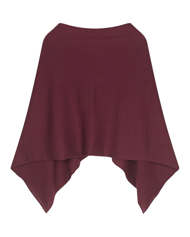 Poncho Paris Burgundy