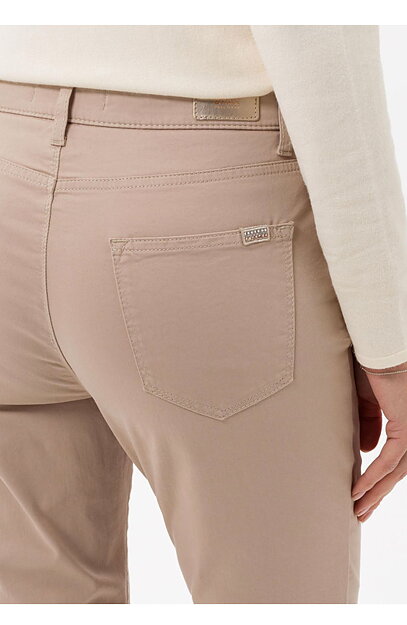 Bomullsjeans Mary ljus sand - 3