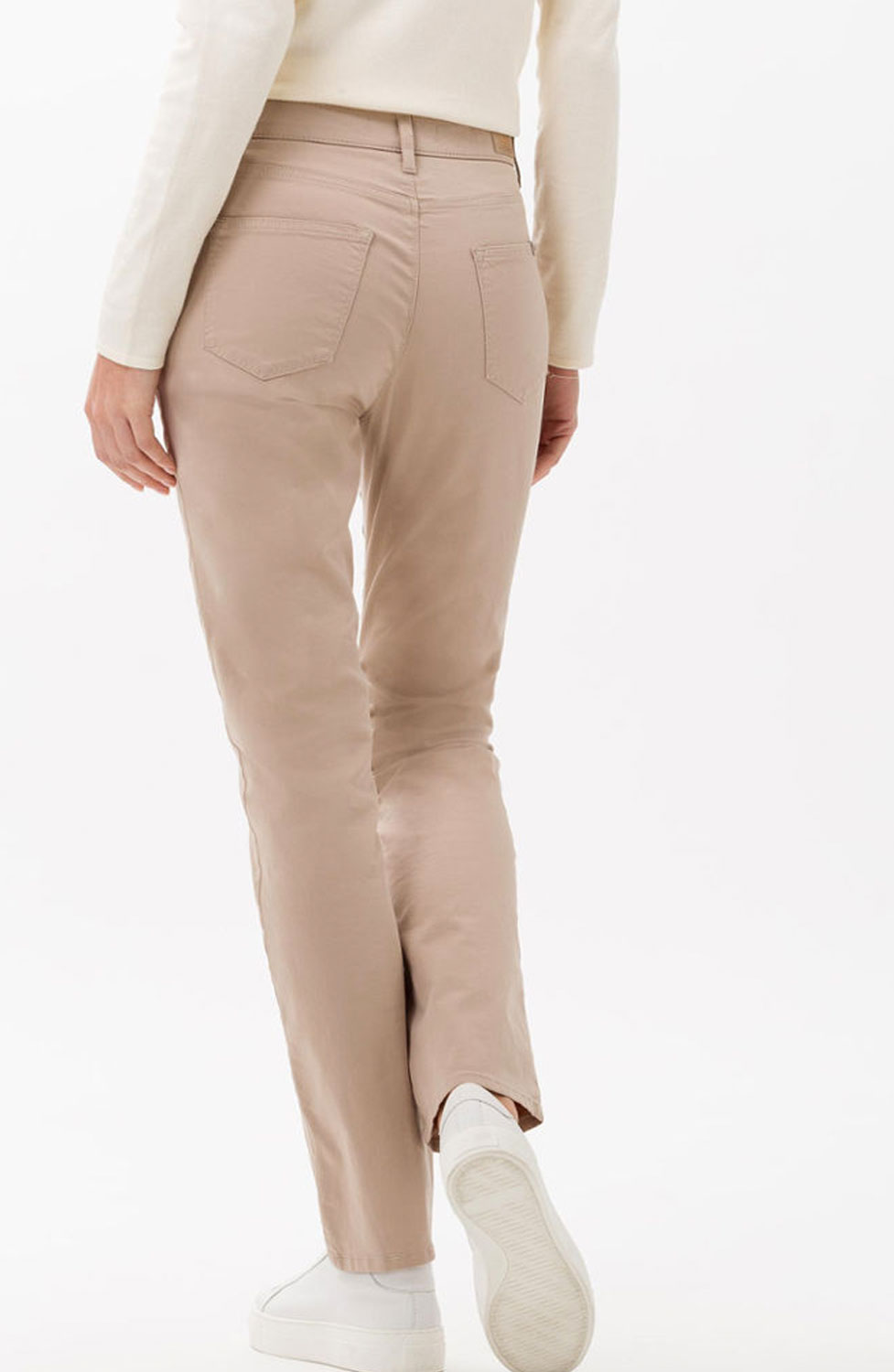 Bomullsjeans Mary ljus sand - 2