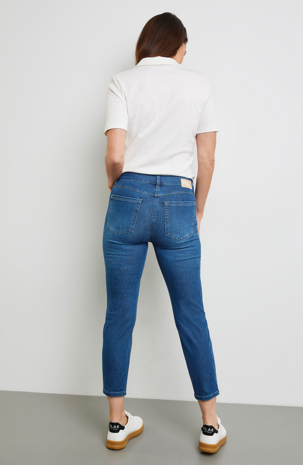 Jeans Soline Best4me 7/8-del mellanblå denim - 3