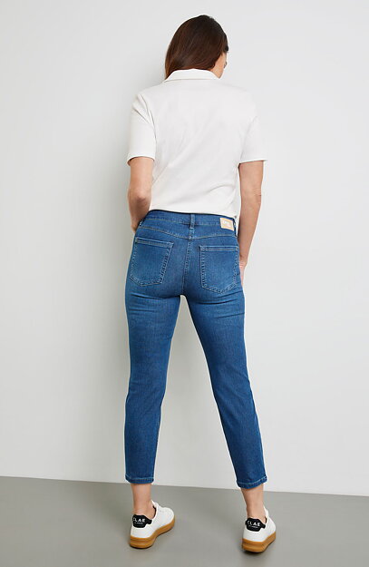 Jeans Soline Best4me 7/8-del mellanblå denim - 3