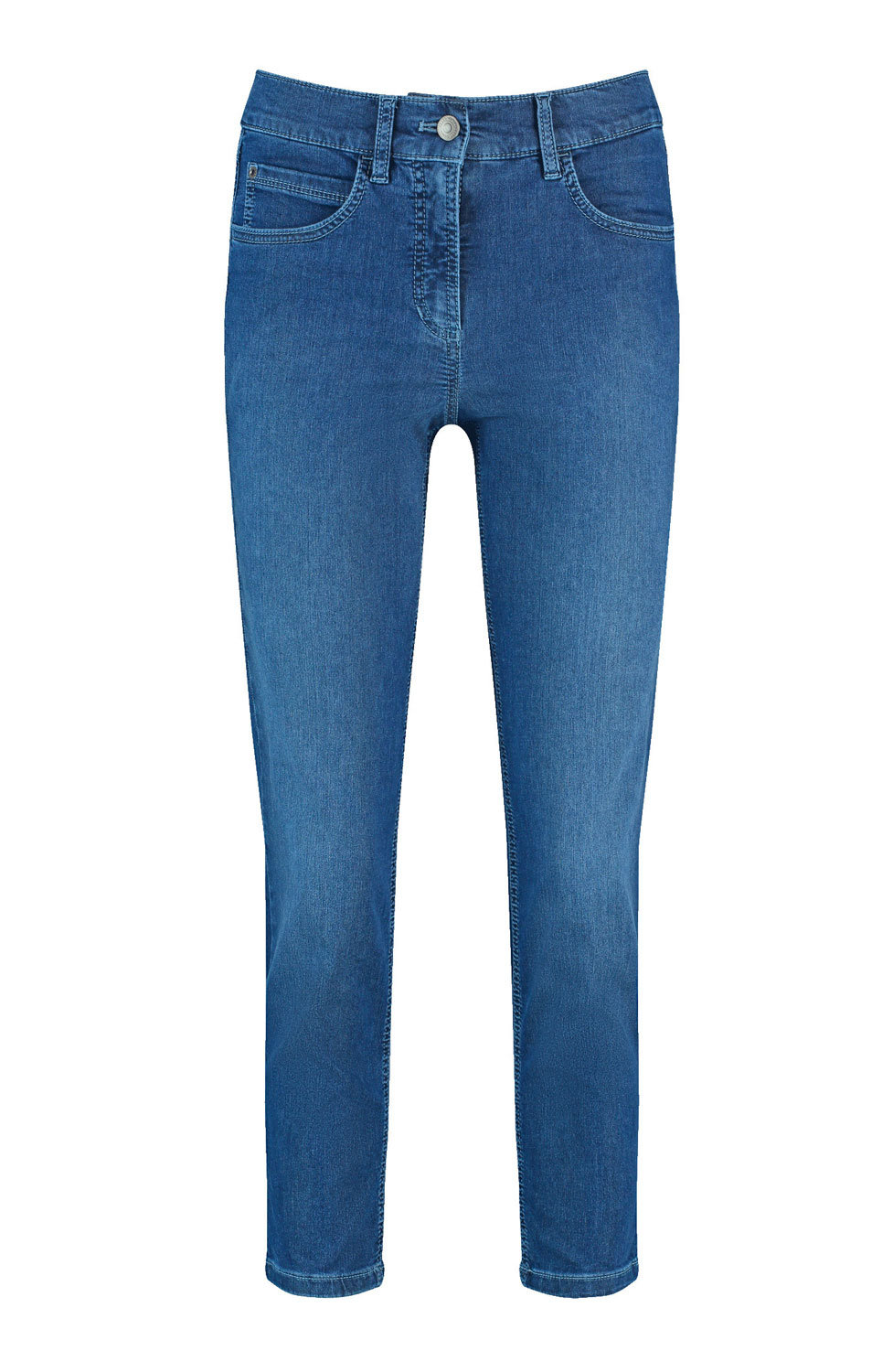 Jeans Soline Best4me 7/8-del mellanblå denim - 4