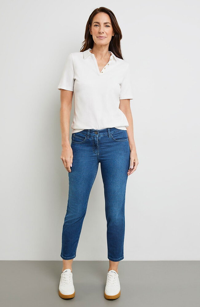 Jeans Soline Best4me 7/8-del mellanblå denim