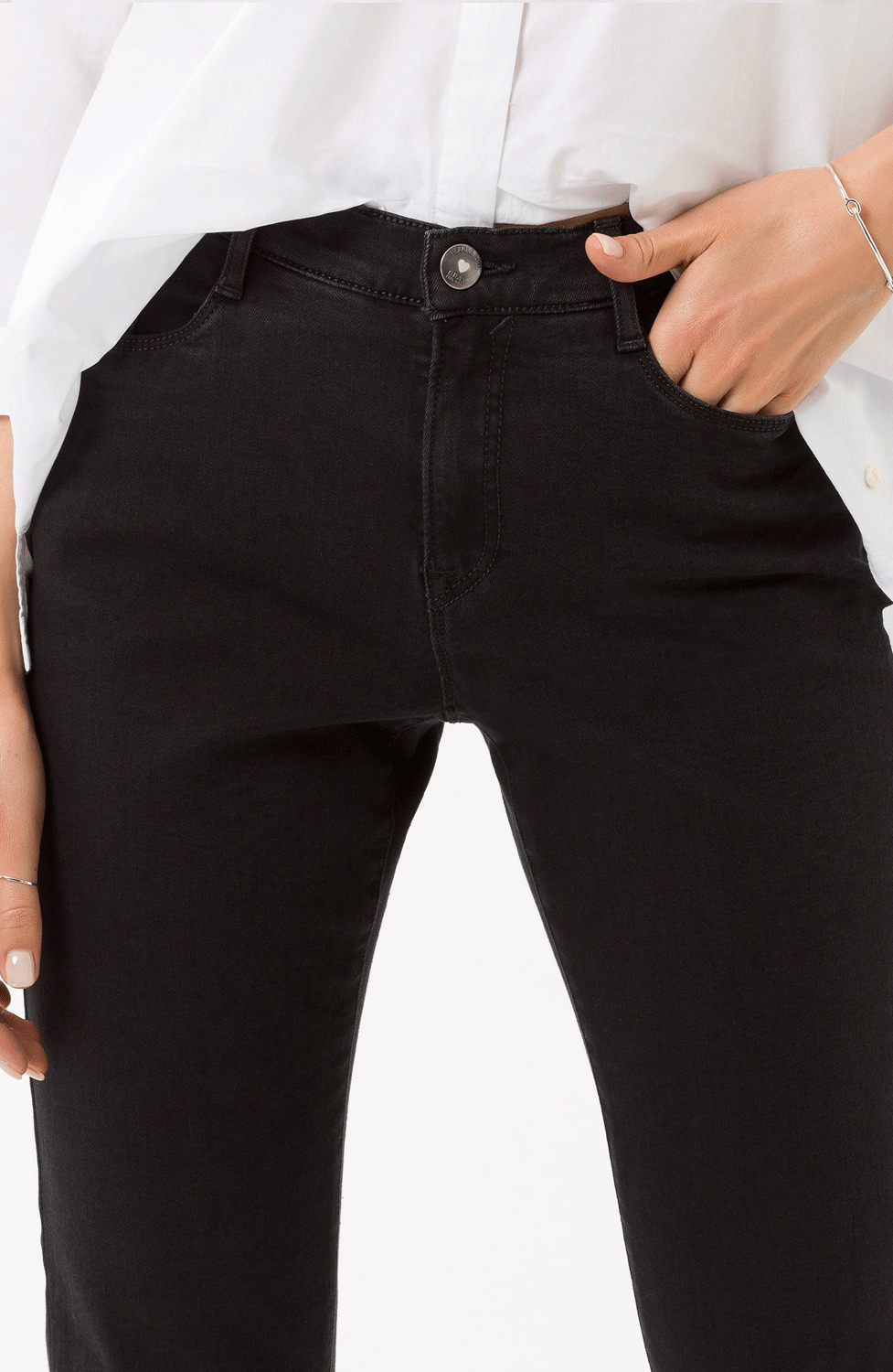 Jeans Mary mörkgrå - 5