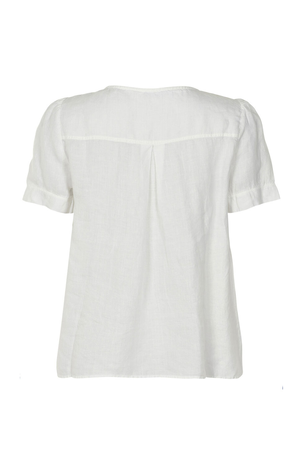 Linneblus Lino kort ärm vit - 3