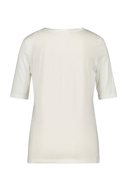 Bastopp glansig ringning offwhite - 2