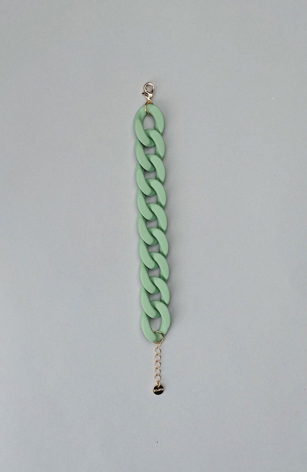 Armband Big Chain grön