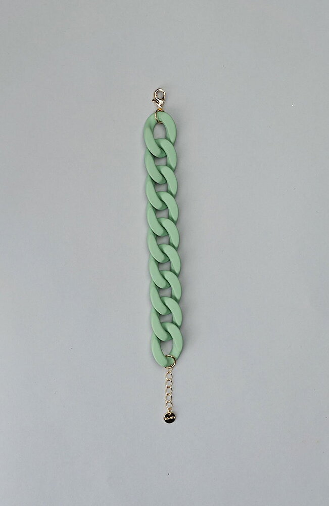 Armband Big Chain grön