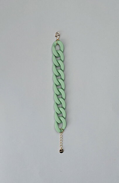 Armband Big Chain grön