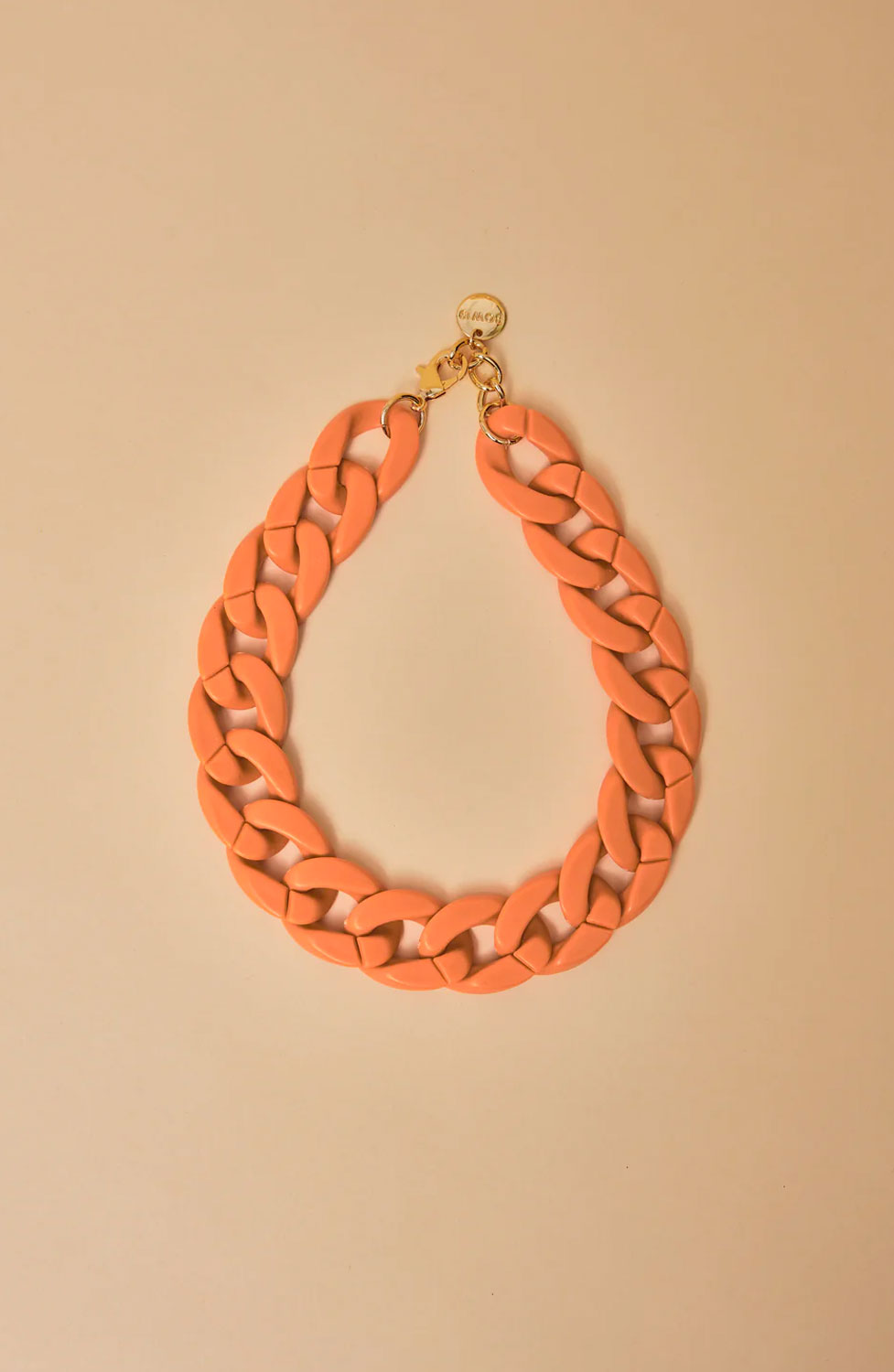 Halsband Big Chain orange - 2