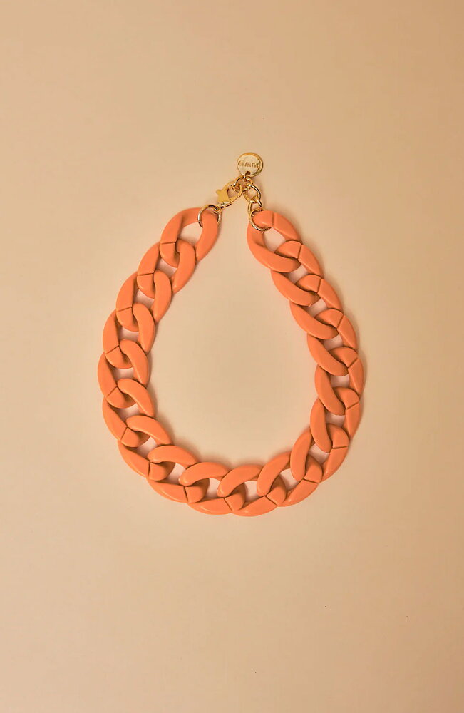 Halsband Big Chain orange
