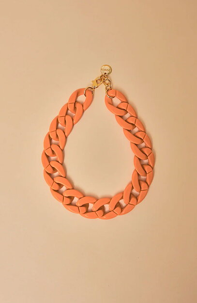 Halsband Big Chain orange - 2