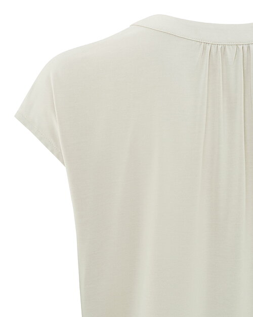 Topp holkärm v-ringad grå-beige - 3