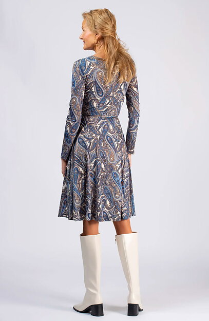 Klänning Marguerite royal paisley - 3