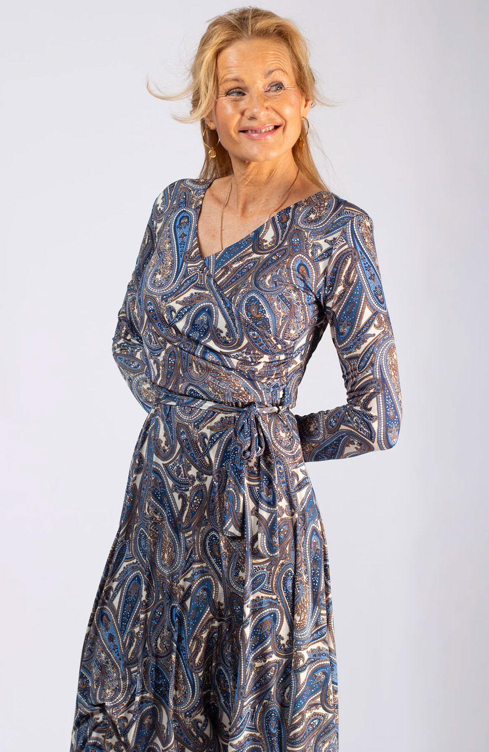 Klänning Marguerite royal paisley - 4