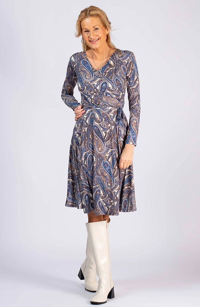Klänning Marguerite royal paisley