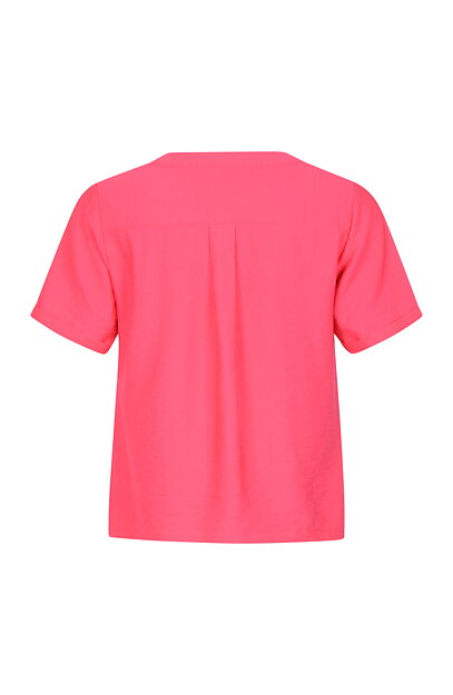 Blus-v-ringad cerise - 3