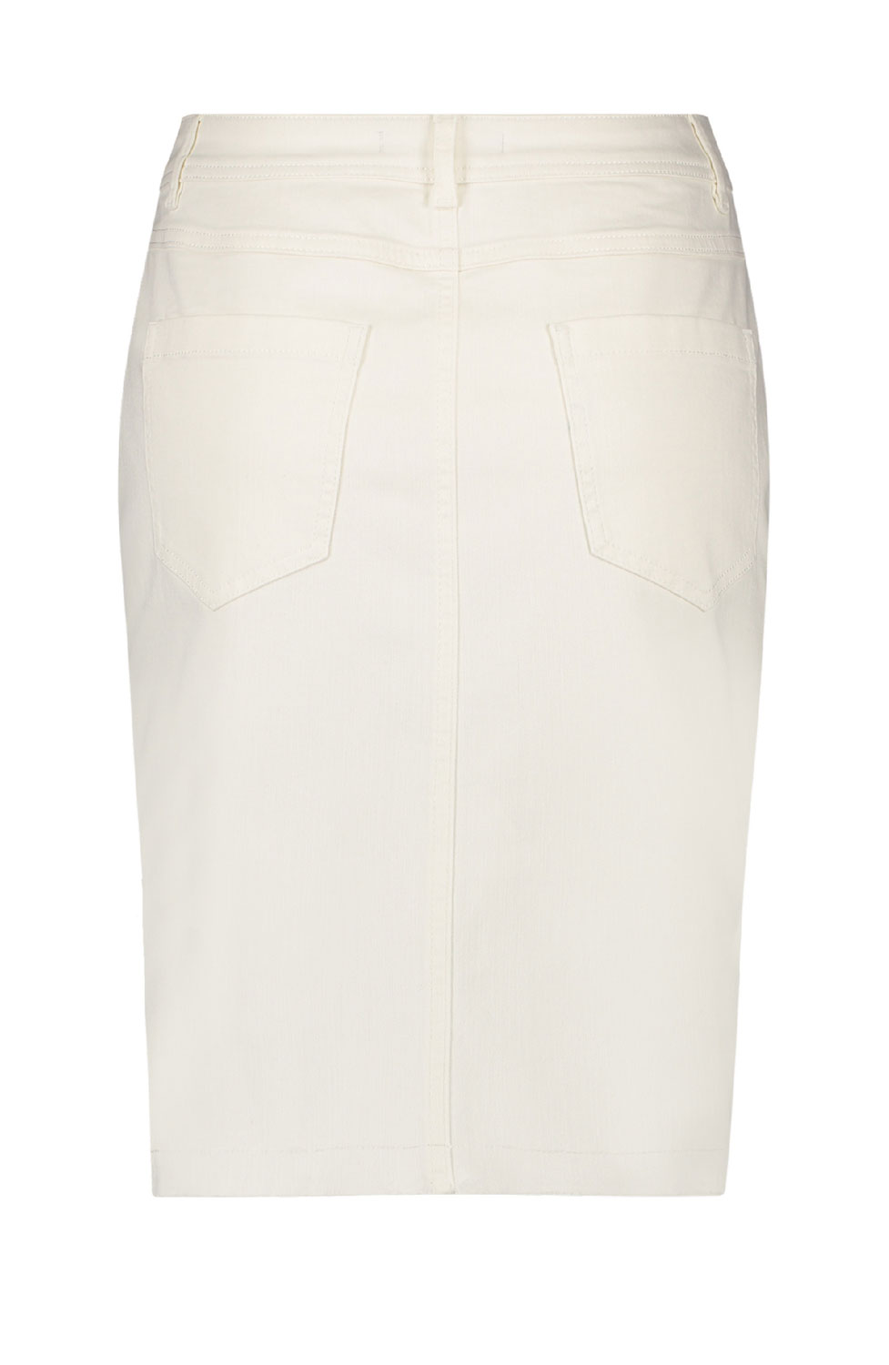 Jeanskjol blomma offwhite - 5