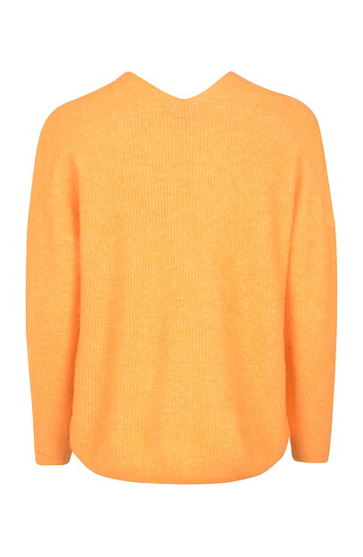 Jumper Thora v-ringad orange - 3