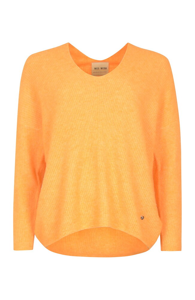 Jumper Thora v-ringad orange