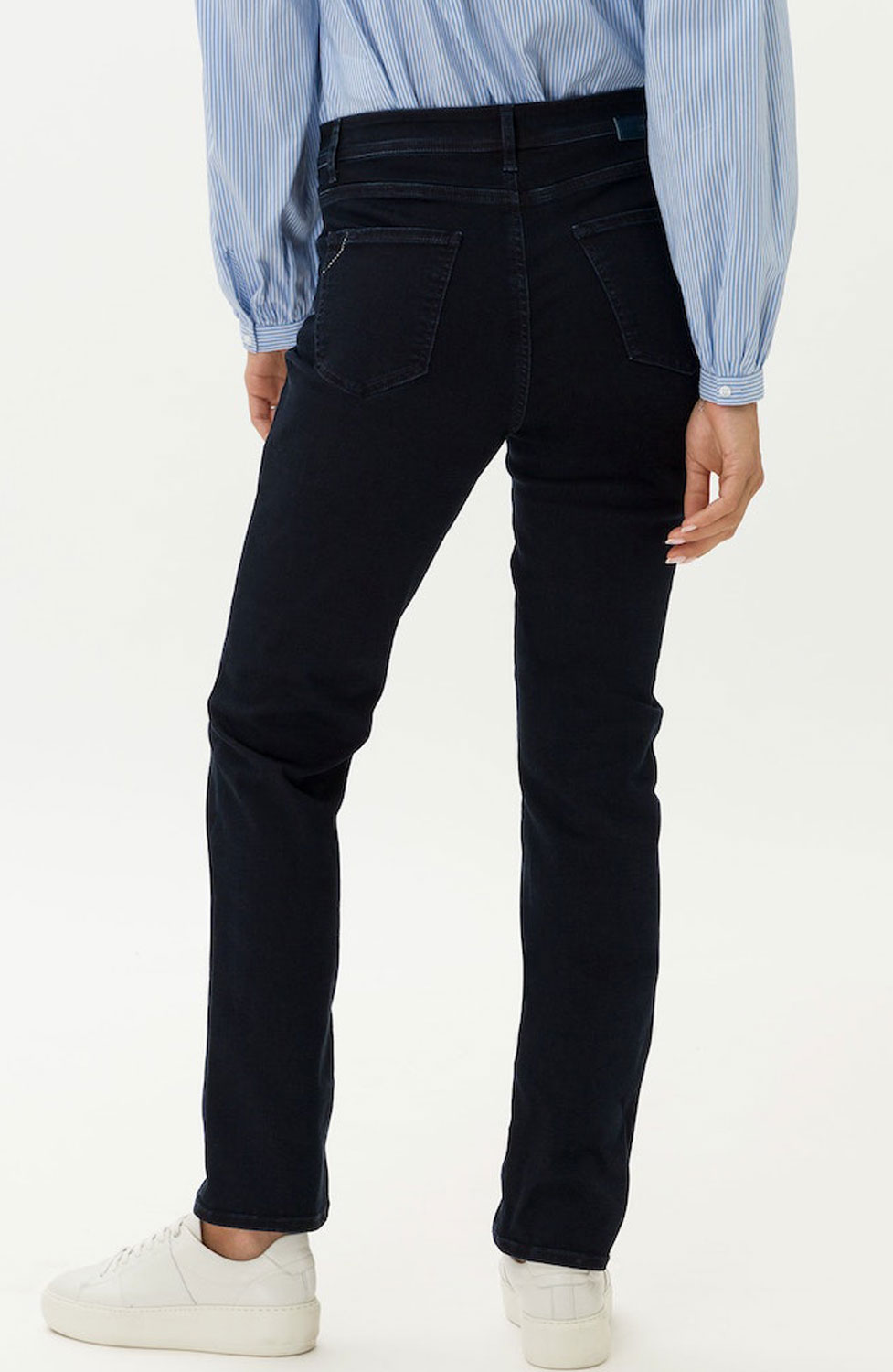 Jeans Mary bomull marinblå - 2