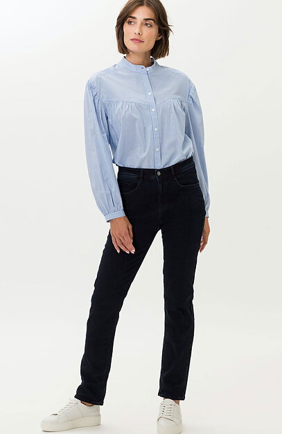 Jeans Mary bomull marinblå - 3