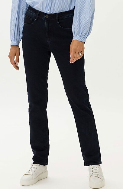 Jeans Mary bomull marinblå