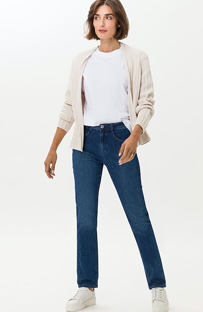 Jeans Mary bomull mörkblå denim - 3