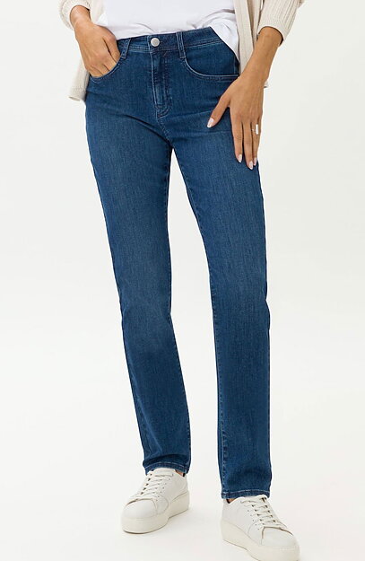 Jeans Mary bomull mörkblå denim