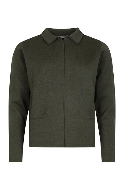 Kofta Monet dark melange green