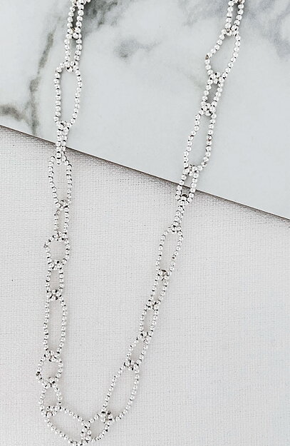 Halsband 3116 silverfärgat