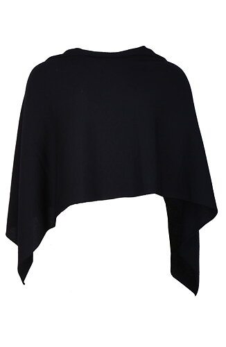 Poncho Paris svart