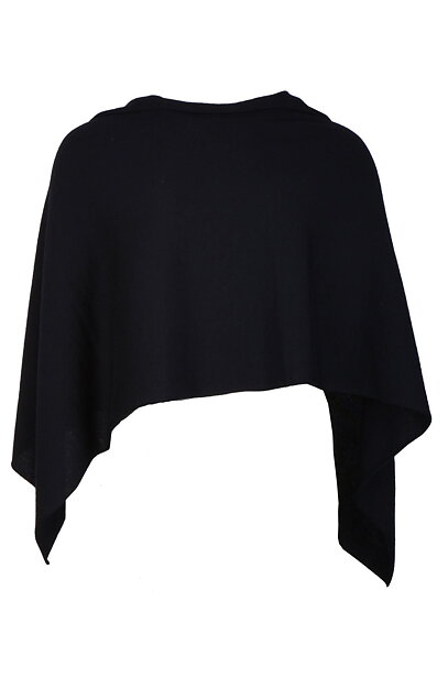 Poncho Paris svart