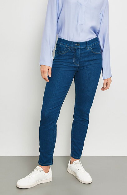 Jeans Soline best4me cropped mörkare denim