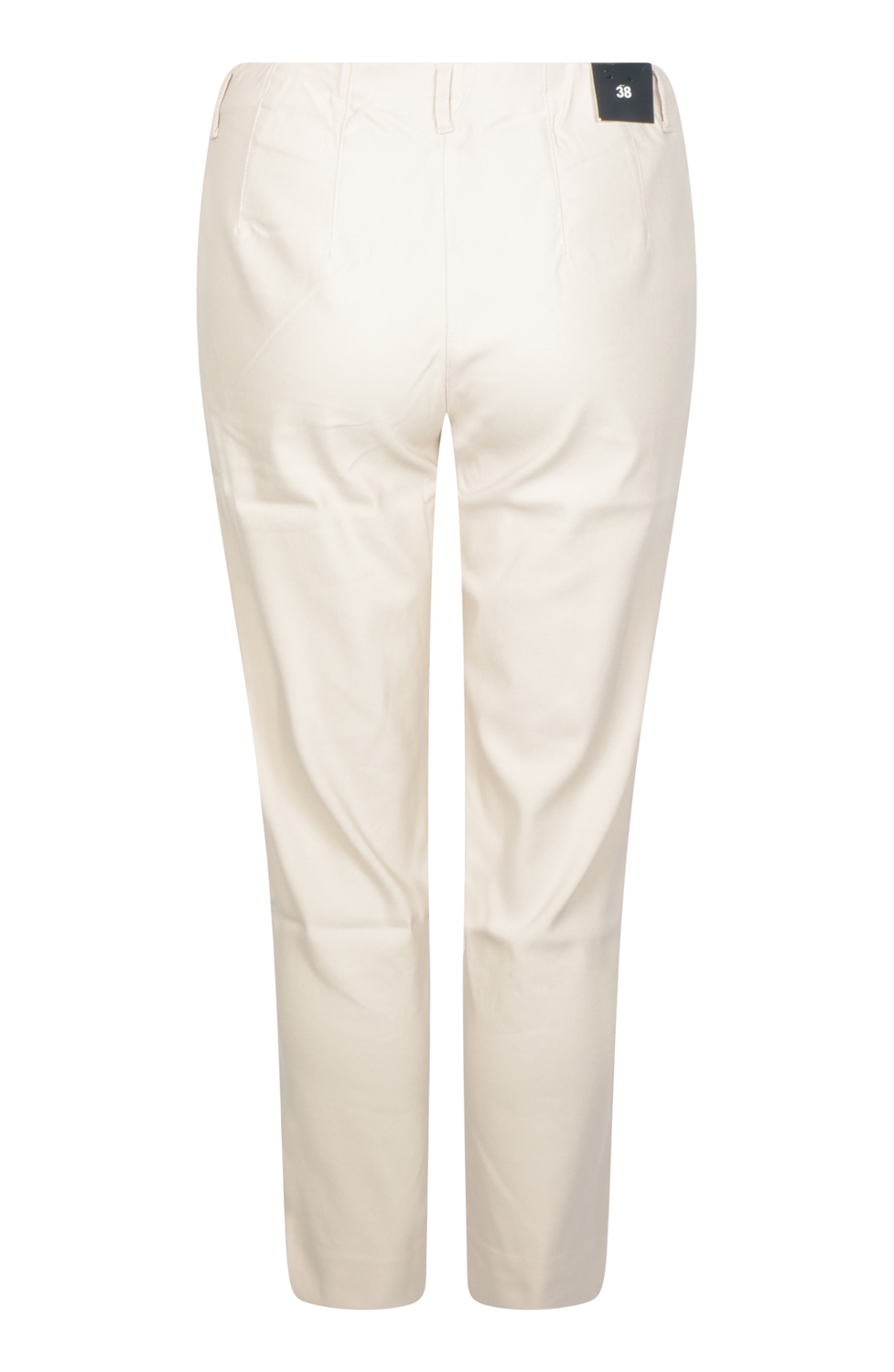 Mirakelbyxa Taylor regular cropped grey sand - 5