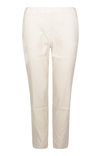 Mirakelbyxa Taylor regular cropped grey sand - 7